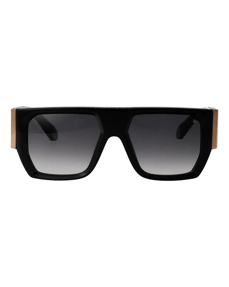 Philipp Plein Sonnenbrille - Schwarz Schwarz