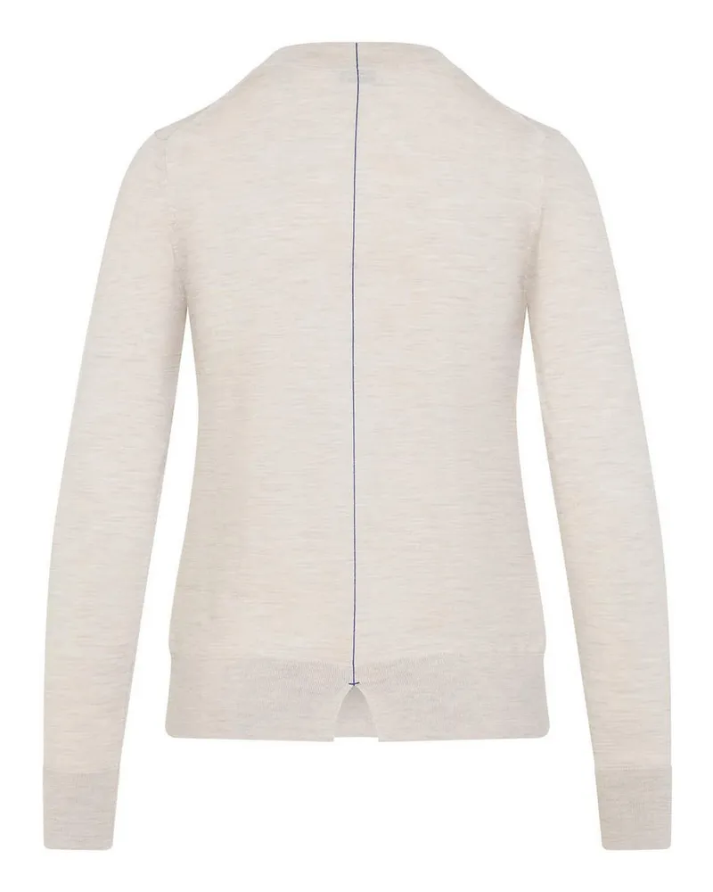 Burberry Rundhalspullover - Weiß Weiß