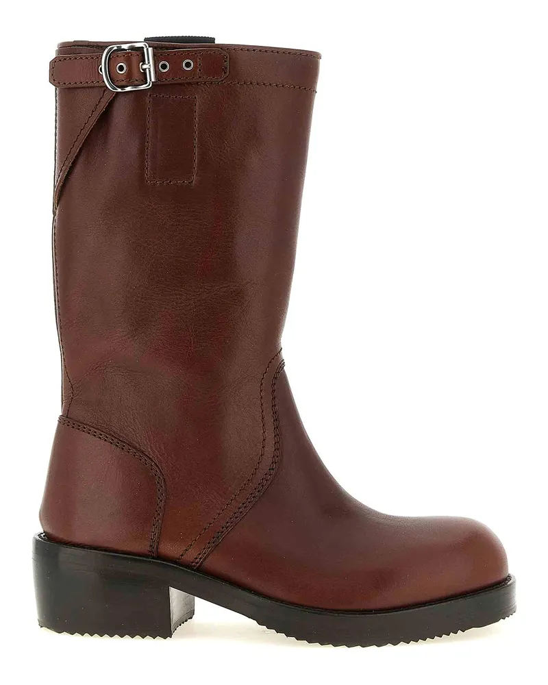 Dries van Noten Stiefel - Braun Braun