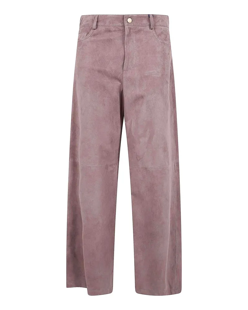 Max Mara Lederhose - Braun Braun