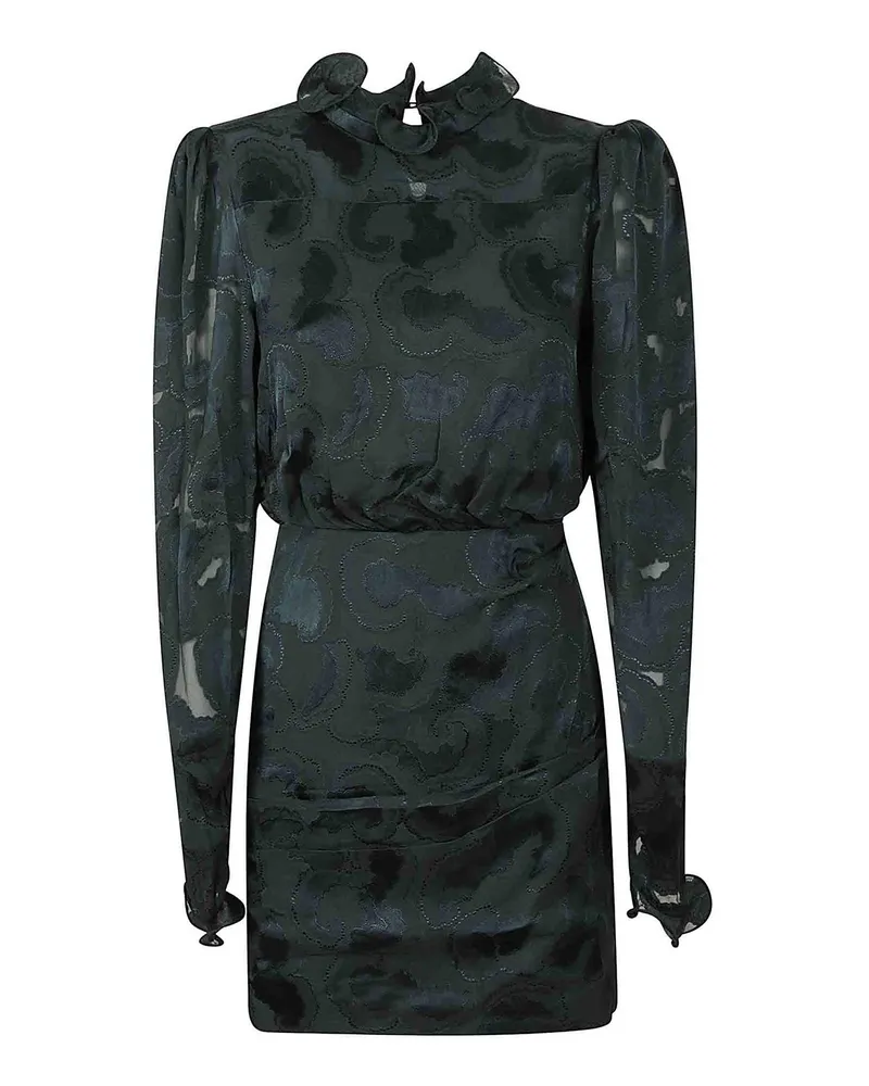 Saloni Knielanges Kleid - Grün Grün