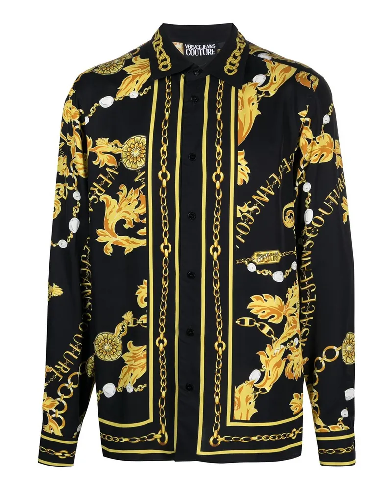 Versace Jeans Hemd - Schwarz Schwarz