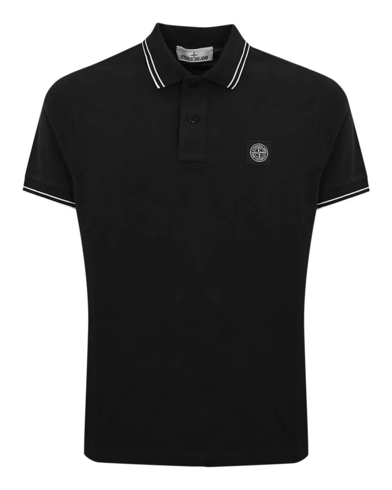 Stone Island Poloshirt - Schwarz Schwarz