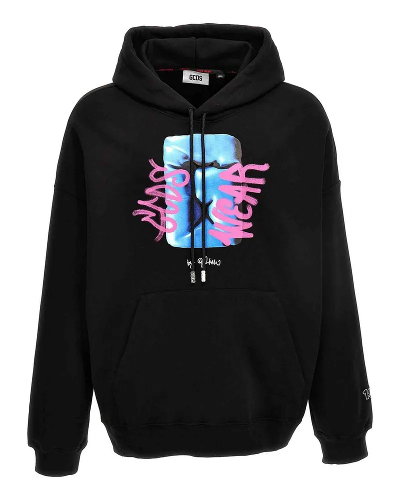GCDS Sweatshirt - Schwarz Schwarz