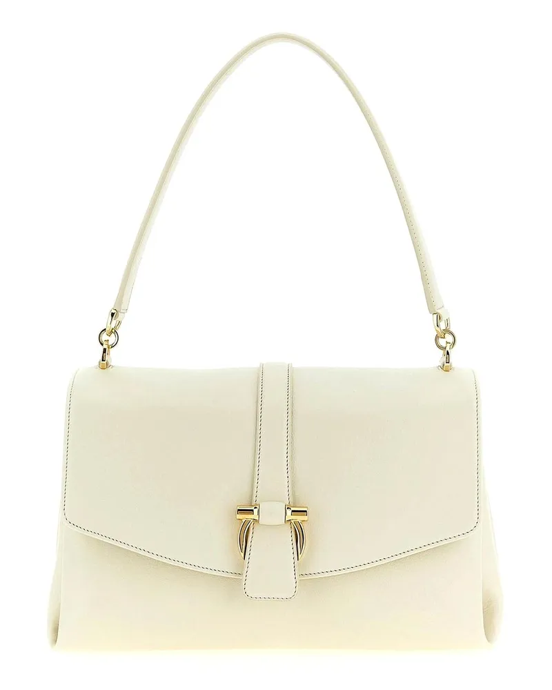 Ferragamo Schultertasche - Weiß Weiß