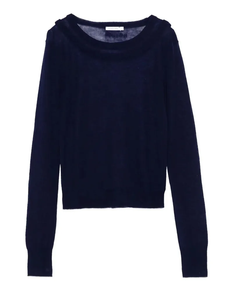 Patrizia Pepe Rundhalspullover - Blau Blau