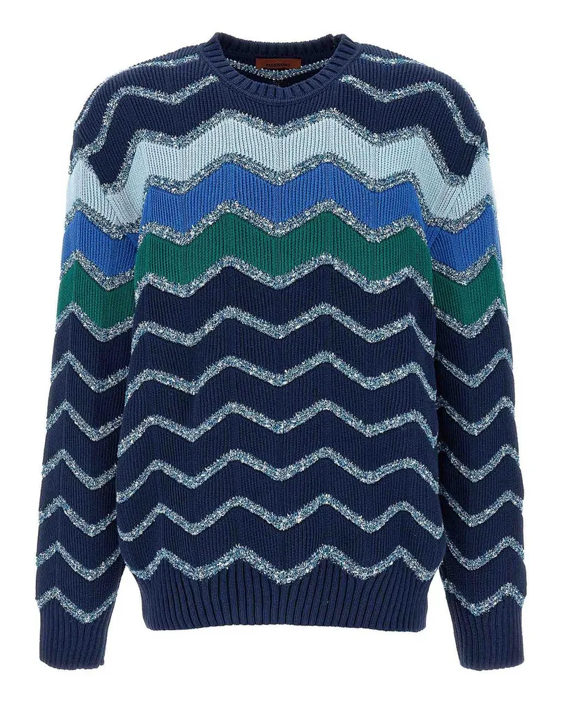 Missoni Rundhalspullover - Bunt Bunt