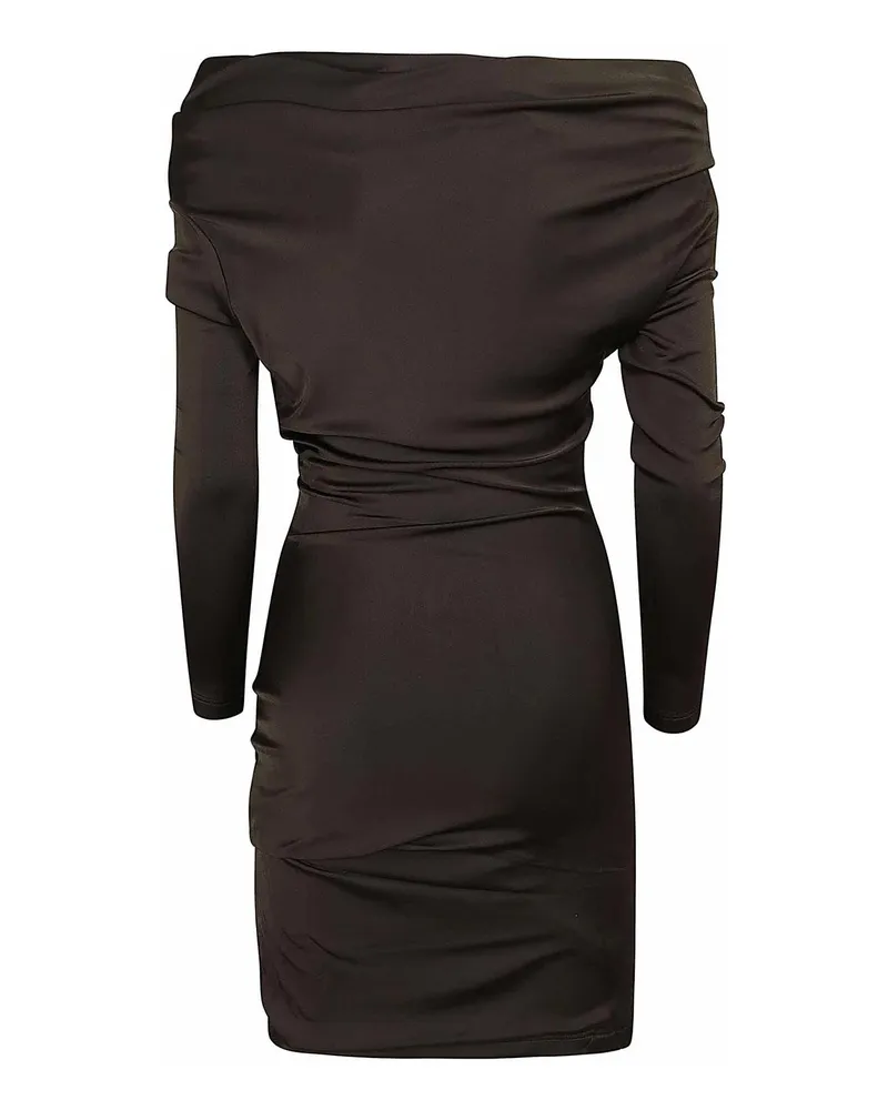 Alexander McQueen Kurzes Kleid - Dunkelbraun Dunkelbraun