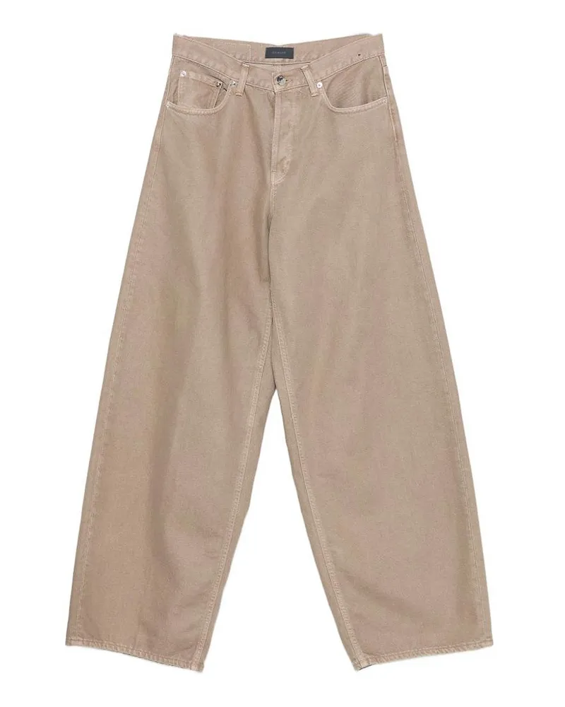 Haikure Straight Leg Jeans - Beige Beige