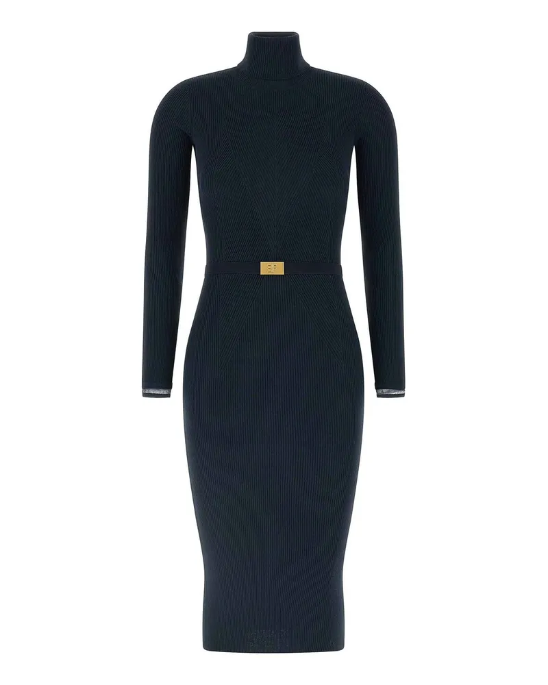 Elisabetta Franchi Knielanges Kleid - Blau Blau