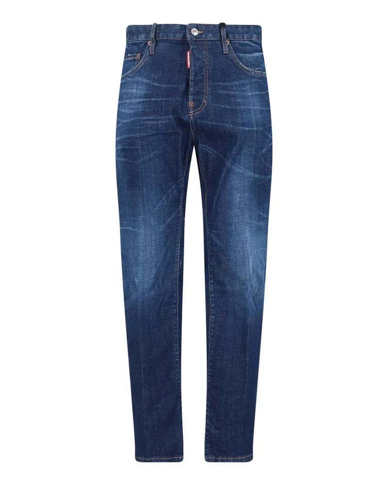 Dsquared2 Straight Leg Jeans - Blau Blau