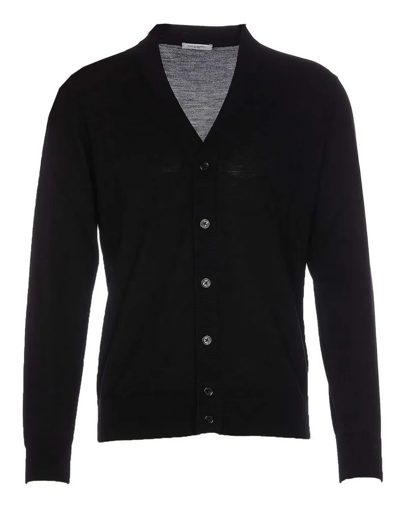 Paolo Pecora Milano Cardigan - Schwarz Schwarz