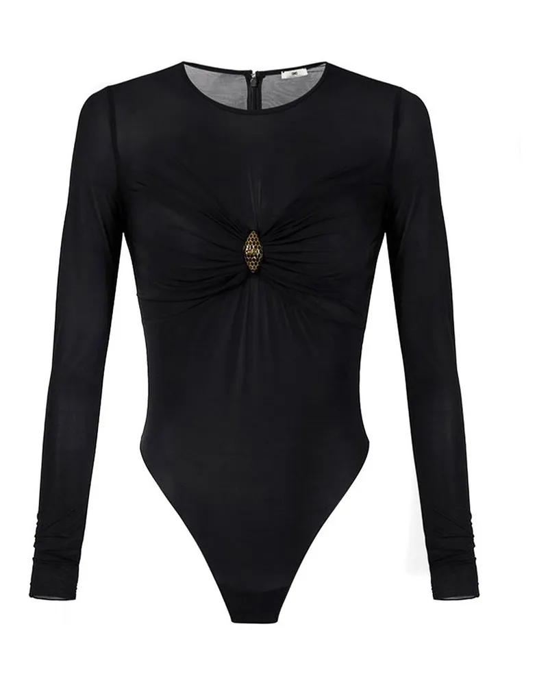 Elisabetta Franchi Top - Schwarz Schwarz