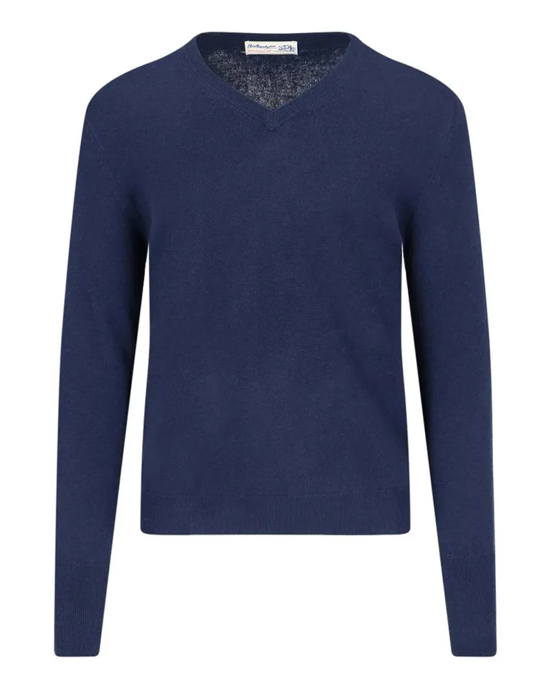 Ballantyne U-Boot-Pullover - Blau Blau