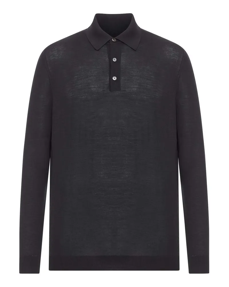 Kiton Poloshirt - Schwarz Schwarz