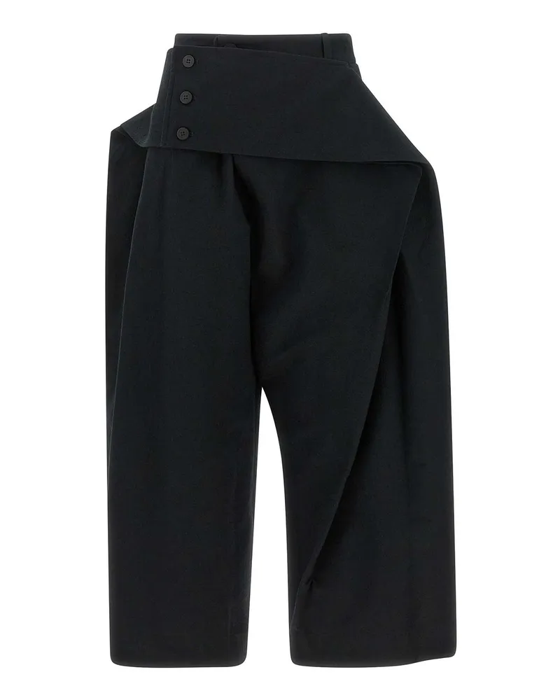 Issey Miyake Casual Hose - Schwarz Schwarz