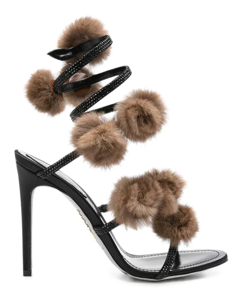 René Caovilla Sandalen - Schwarz Schwarz