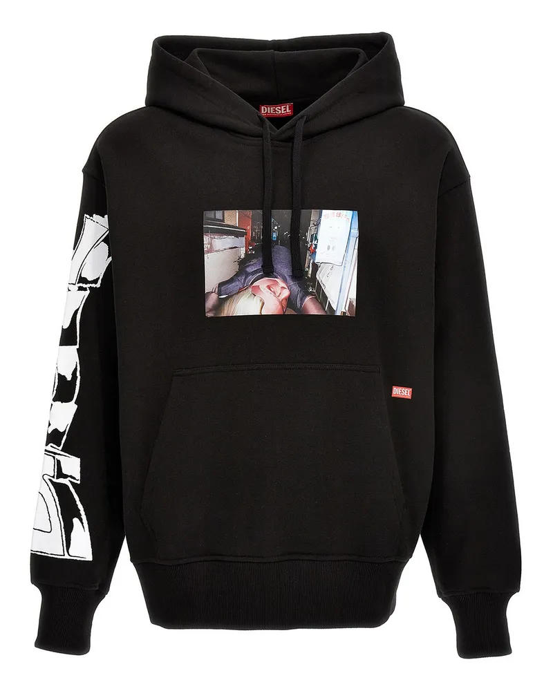 Diesel Sweatshirt - Schwarz Schwarz