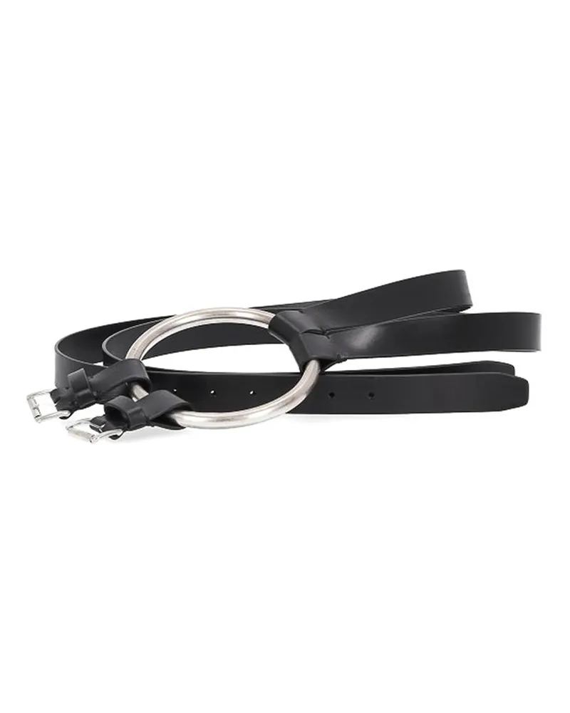 Ann Demeulemeester Gürtel - Schwarz Schwarz