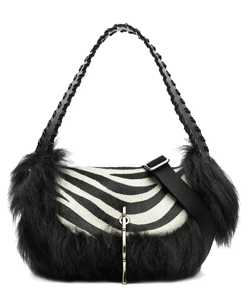 Blumarine Schultertasche - Weiß Schwarz