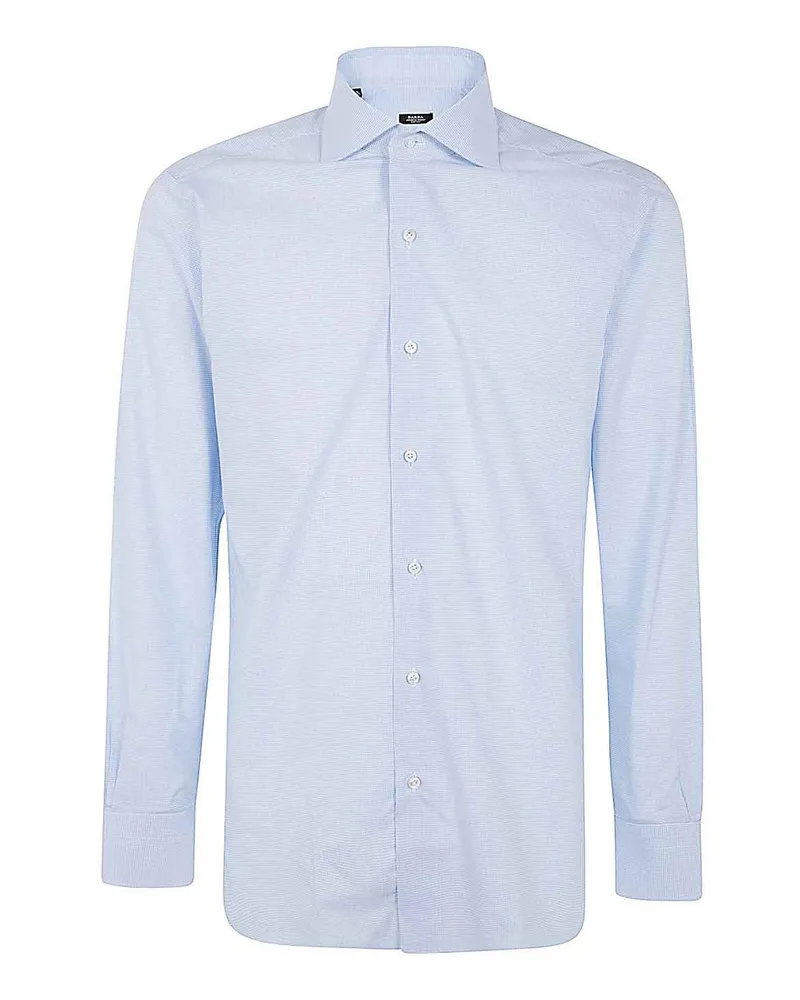BARBA Hemd - Blau Blau