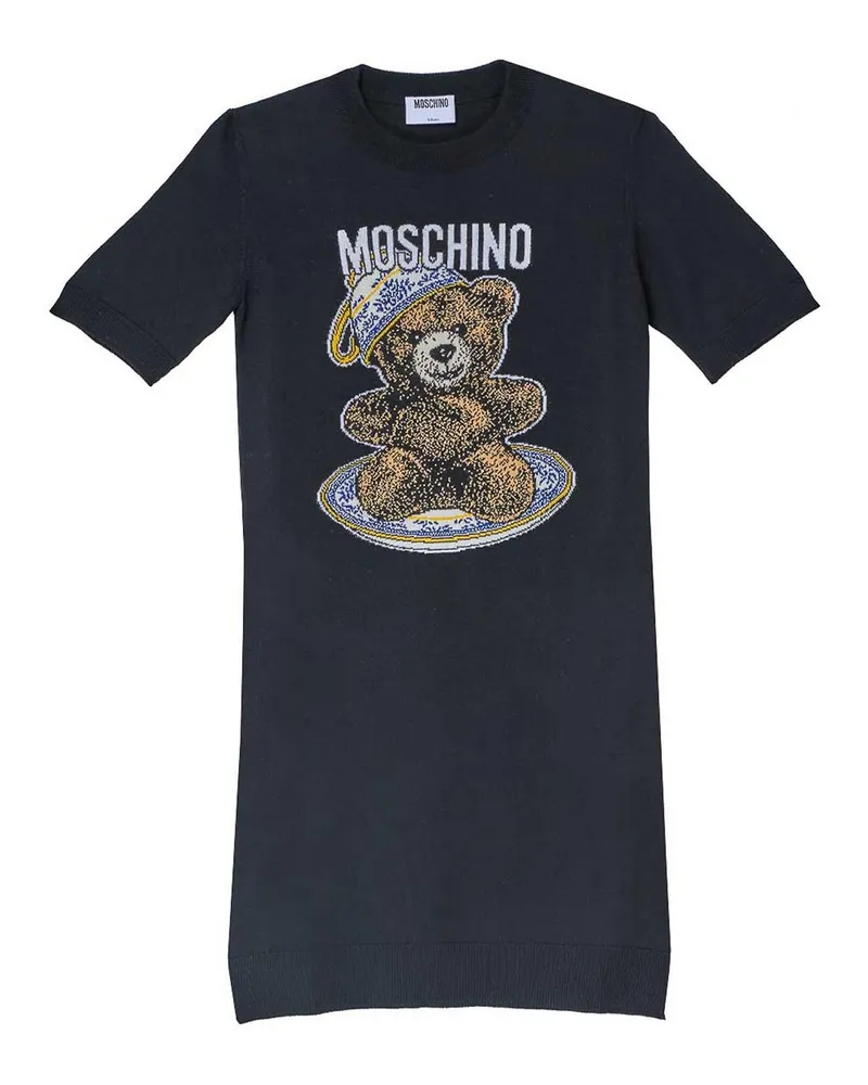 Moschino Knielanges Kleid - Schwarz Schwarz