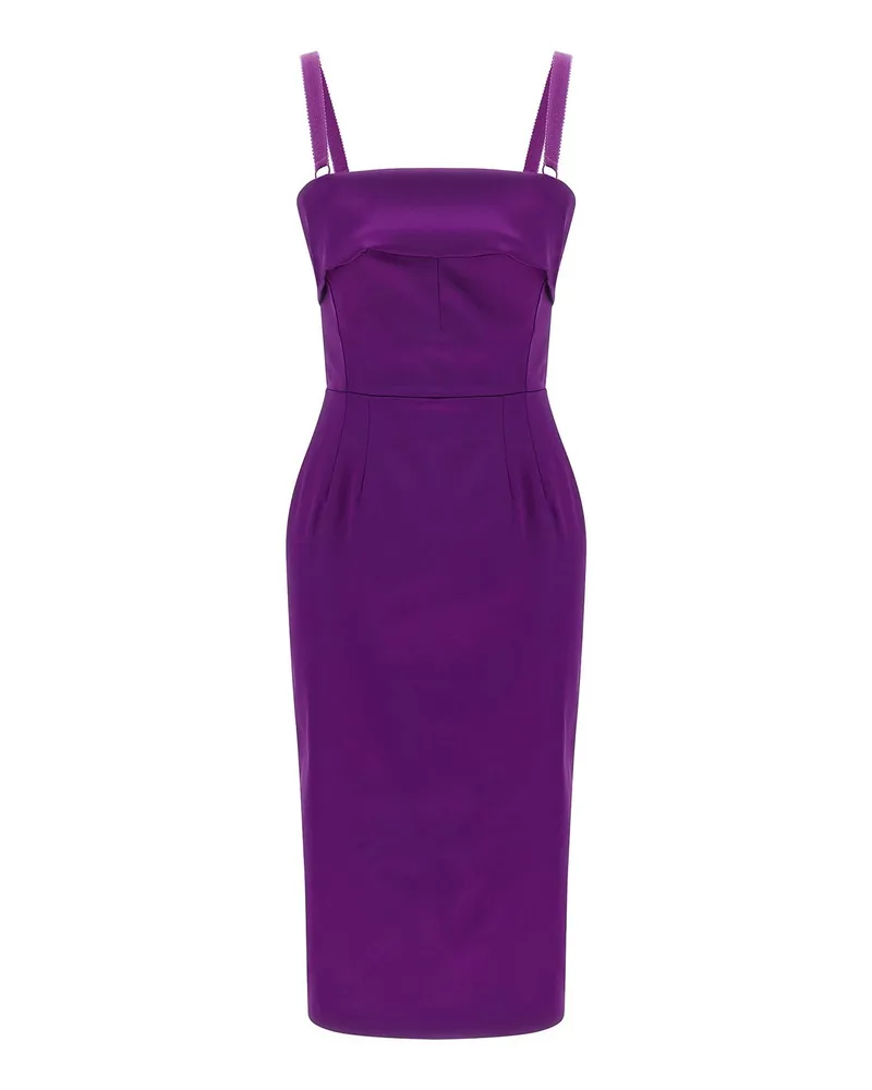 Dolce & Gabbana Knielanges Kleid - Lila Lila