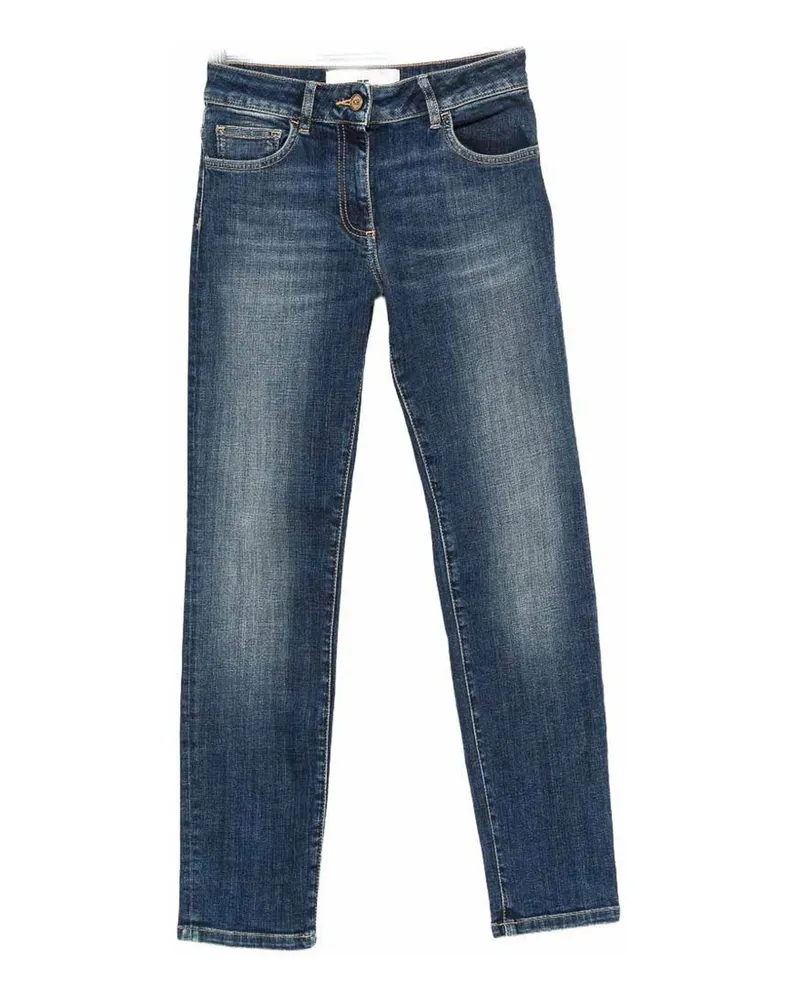 Elisabetta Franchi Straight Leg Jeans - Blau Blau