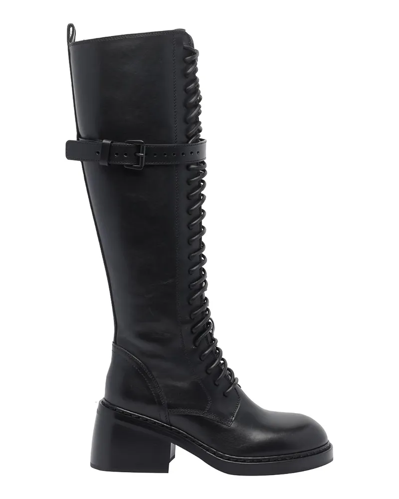 Ann Demeulemeester Stiefel - Schwarz Schwarz