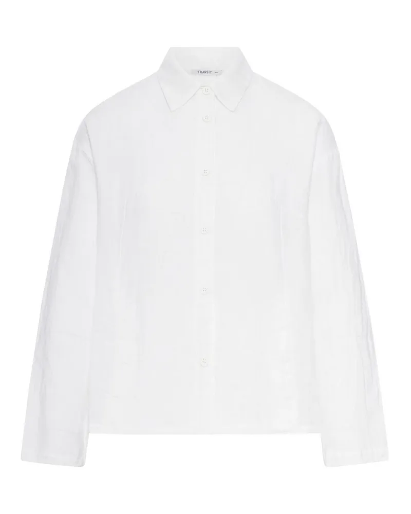 TRANSIT Hemd - Weiß Weiß