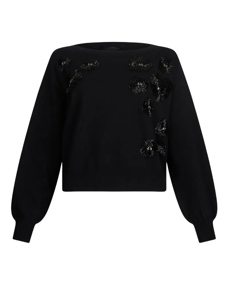 Liu Jo Rundhalspullover - Schwarz Schwarz