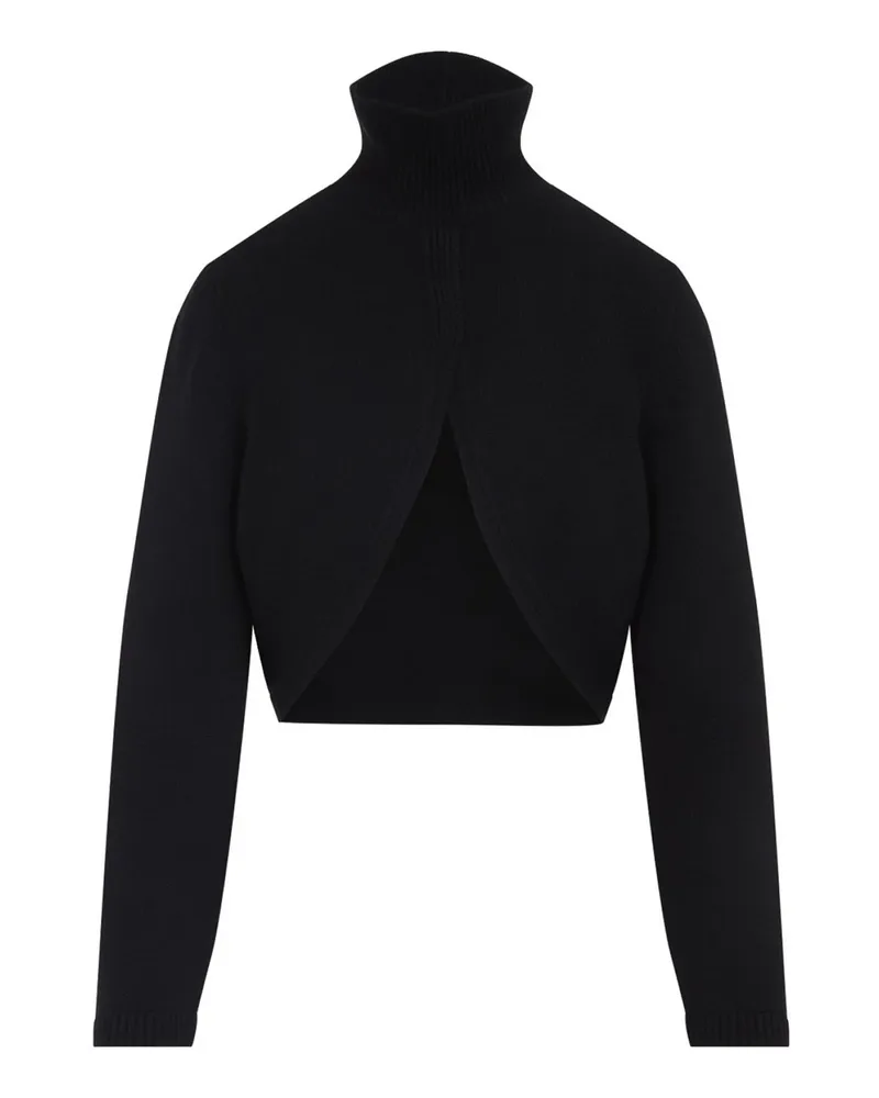 Alaïa Rundhalspullover - Schwarz Schwarz