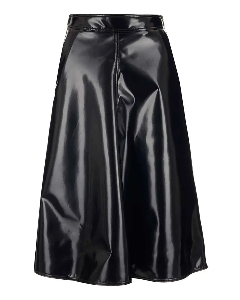 Moncler Langer Rock - Schwarz Schwarz