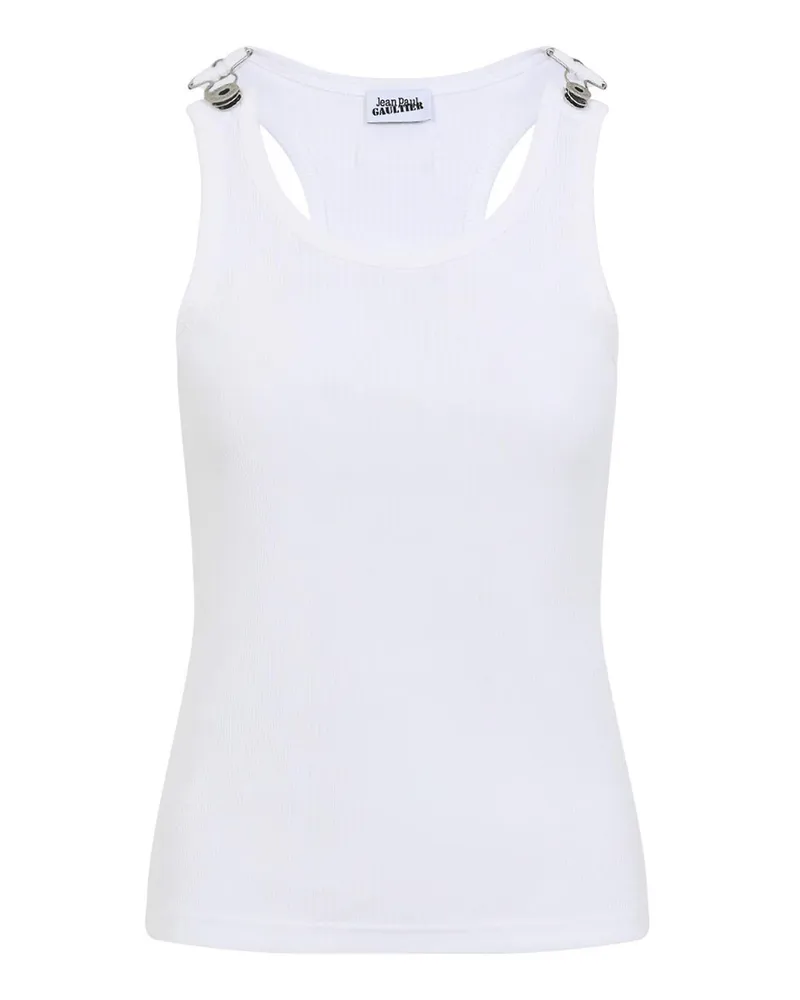 Jean Paul Gaultier Top - Weiß Weiß
