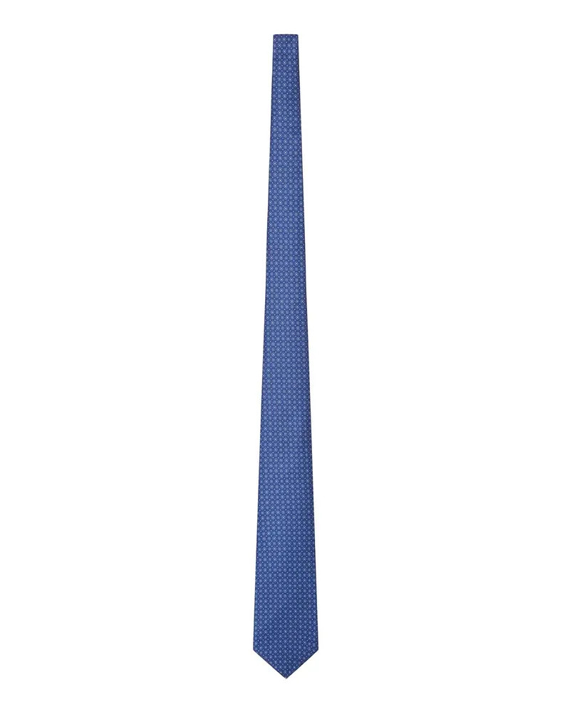Kiton Krawatte - Blau Blau