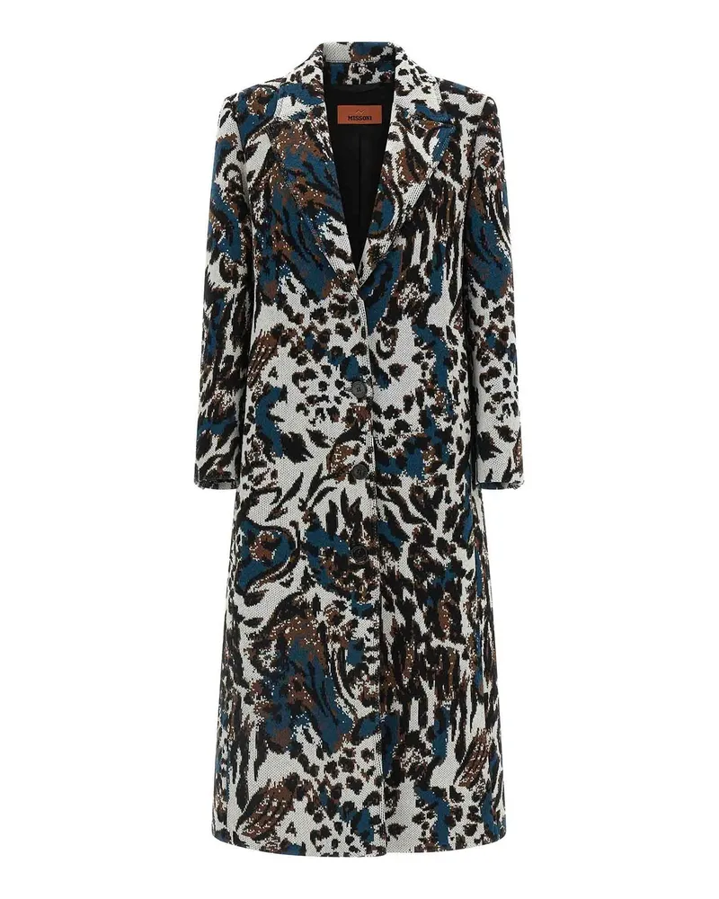 Missoni Kurzer Mantel - Bunt Bunt