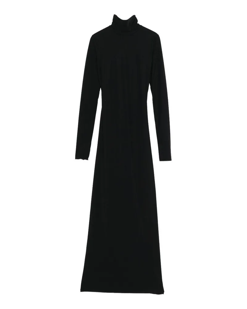 Amazuìn Knielanges Kleid - Schwarz Schwarz
