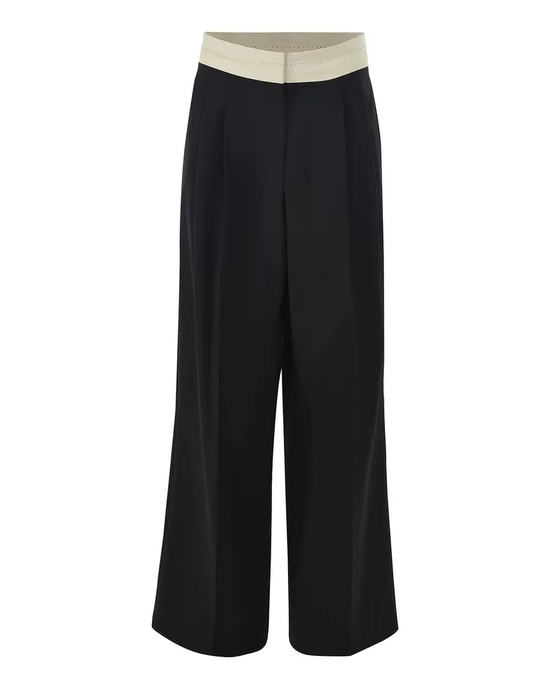 ALYSI Casual Hose - Schwarz Schwarz