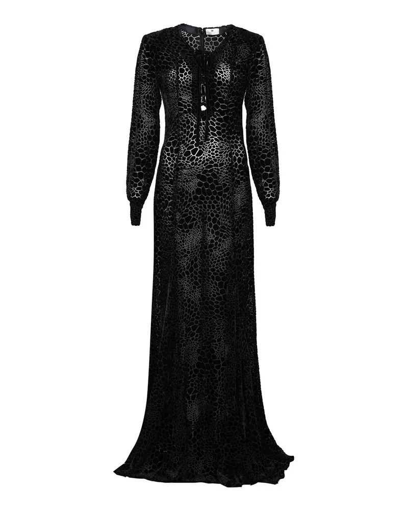 Elisabetta Franchi Abendkleid - Schwarz Schwarz