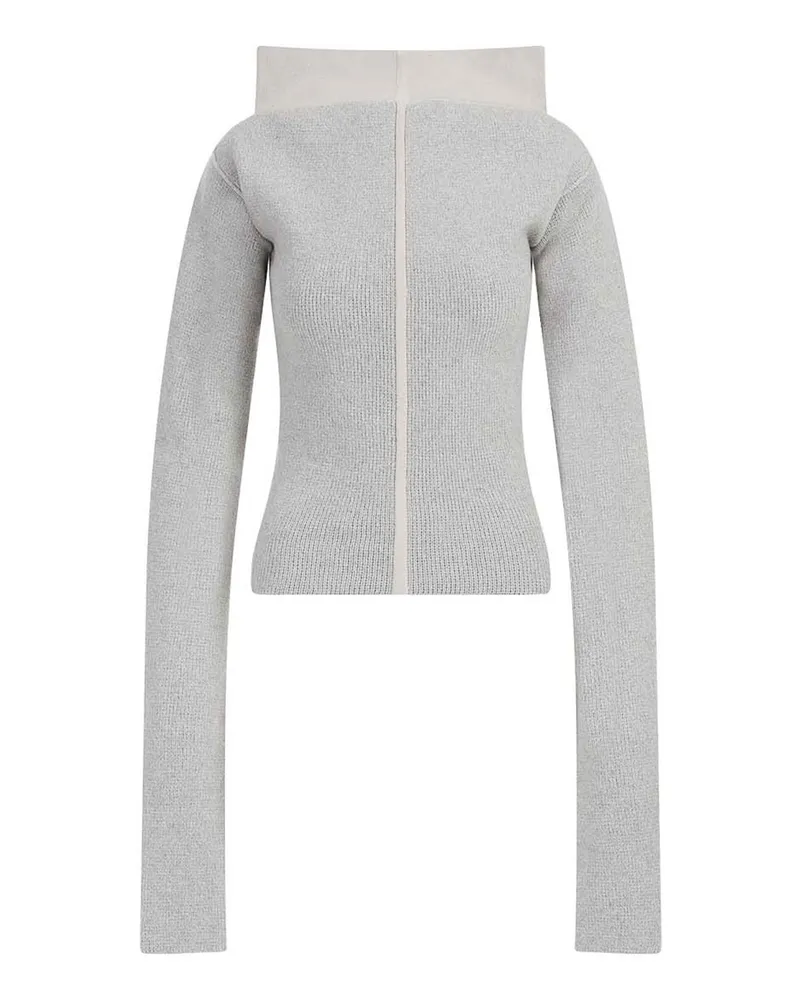Rick Owens Rundhalspullover - Grau Grau