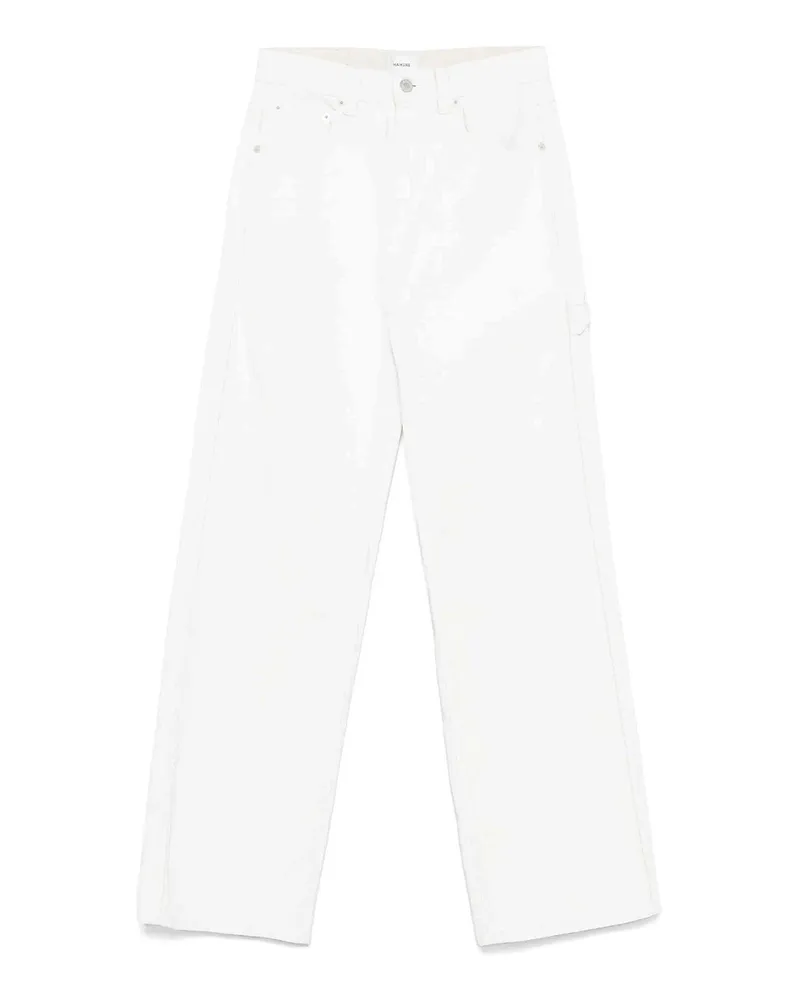 Haikure Straight Leg Jeans - Weiß Weiß
