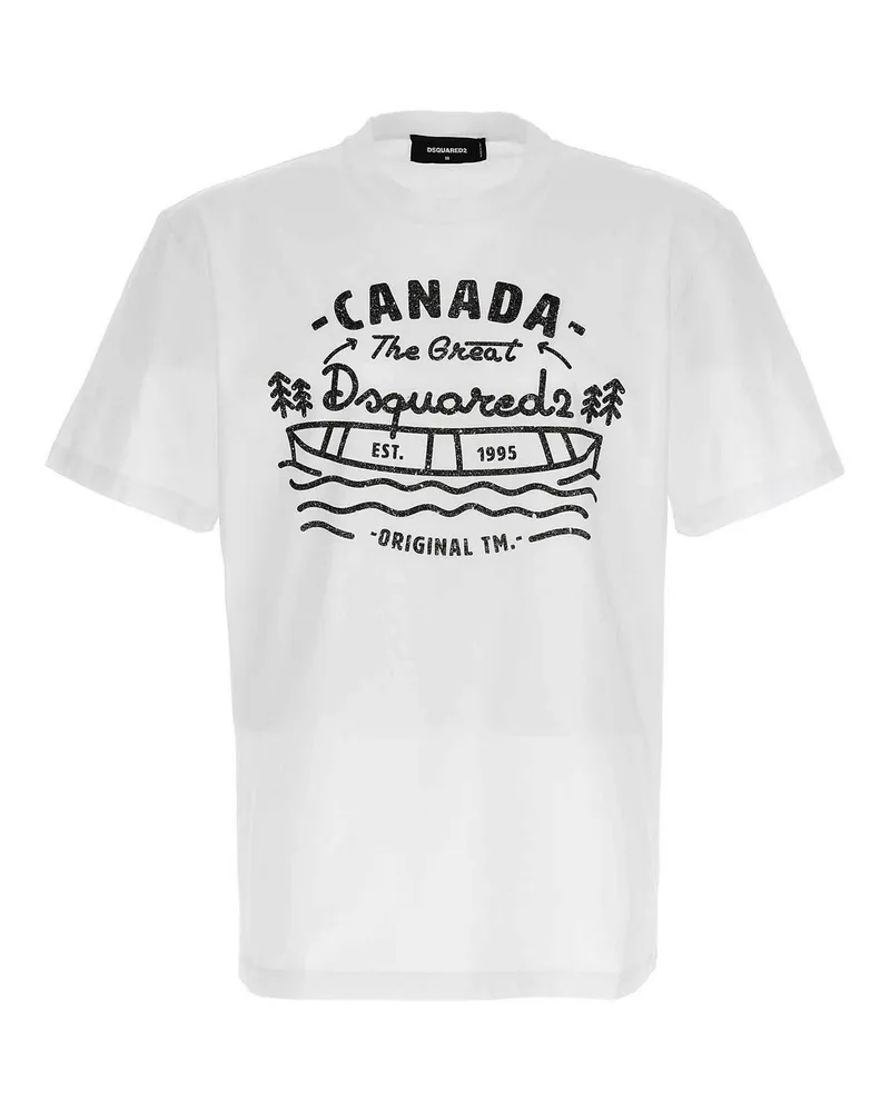 Dsquared2 T-Shirt - Weiß Weiß