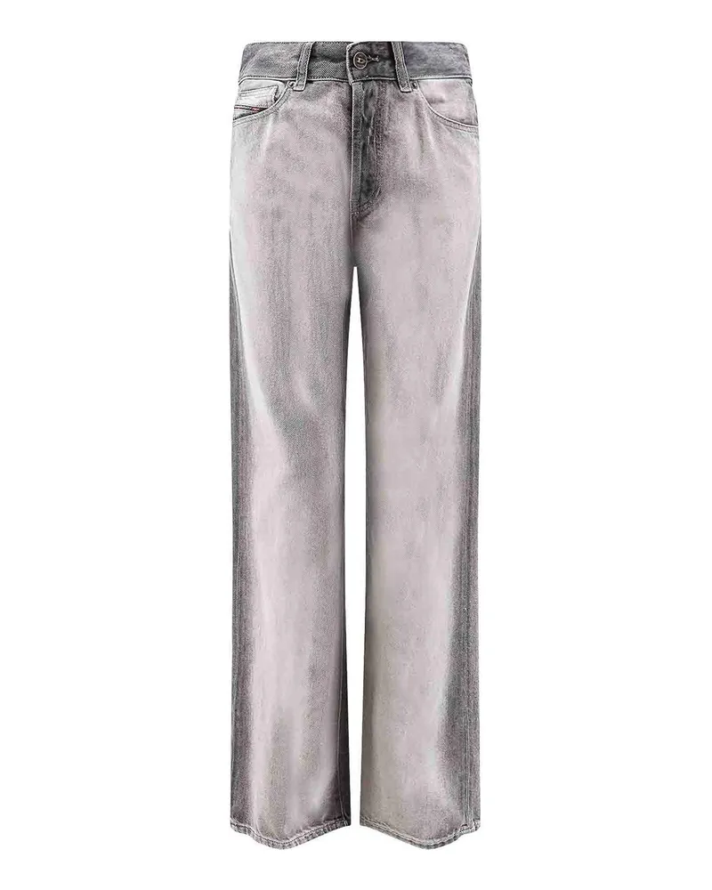 Diesel Straight Leg Jeans - Schwarz Denim