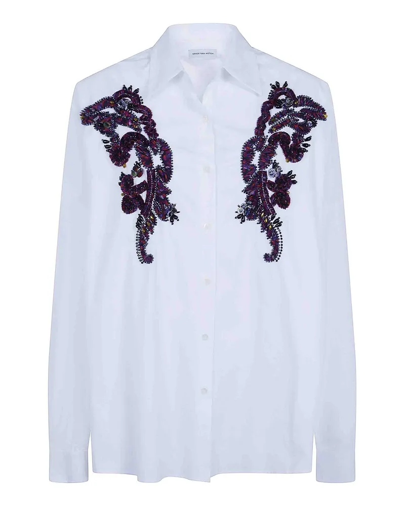 Dries van Noten Hemd - Weiß Weiß