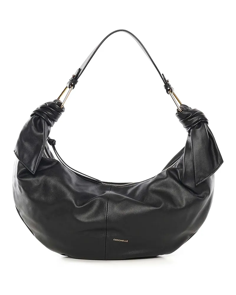 Coccinelle Schultertasche - Schwarz Schwarz