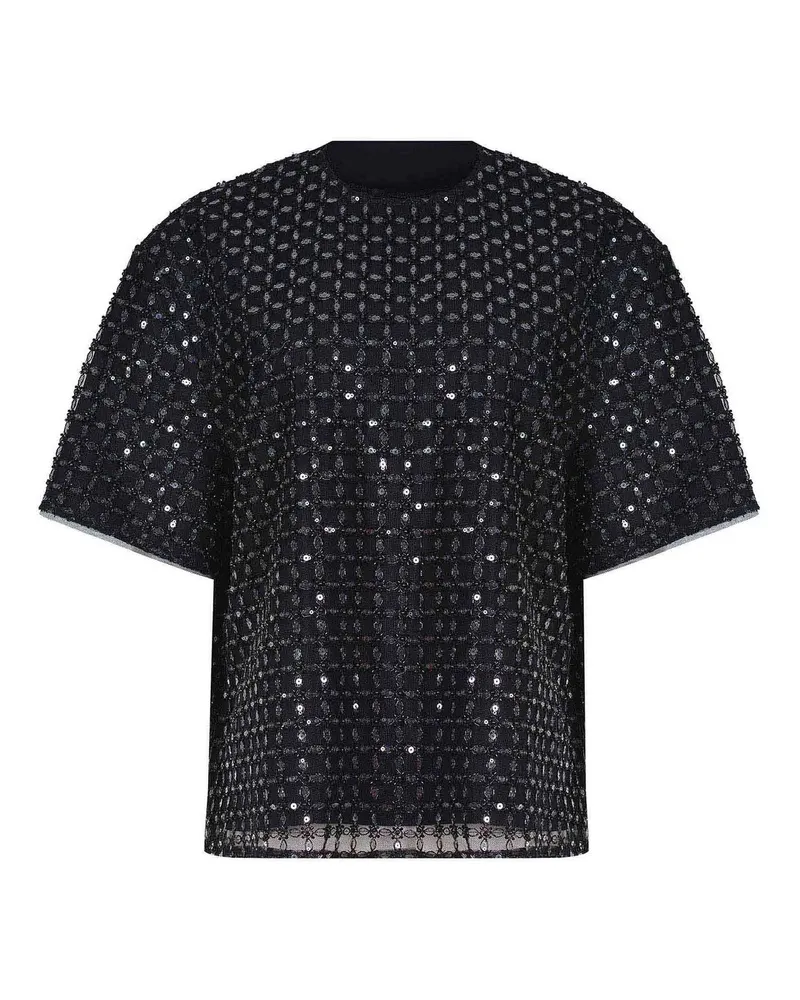 ROTATE Birger Christensen T-Shirt - Schwarz Schwarz