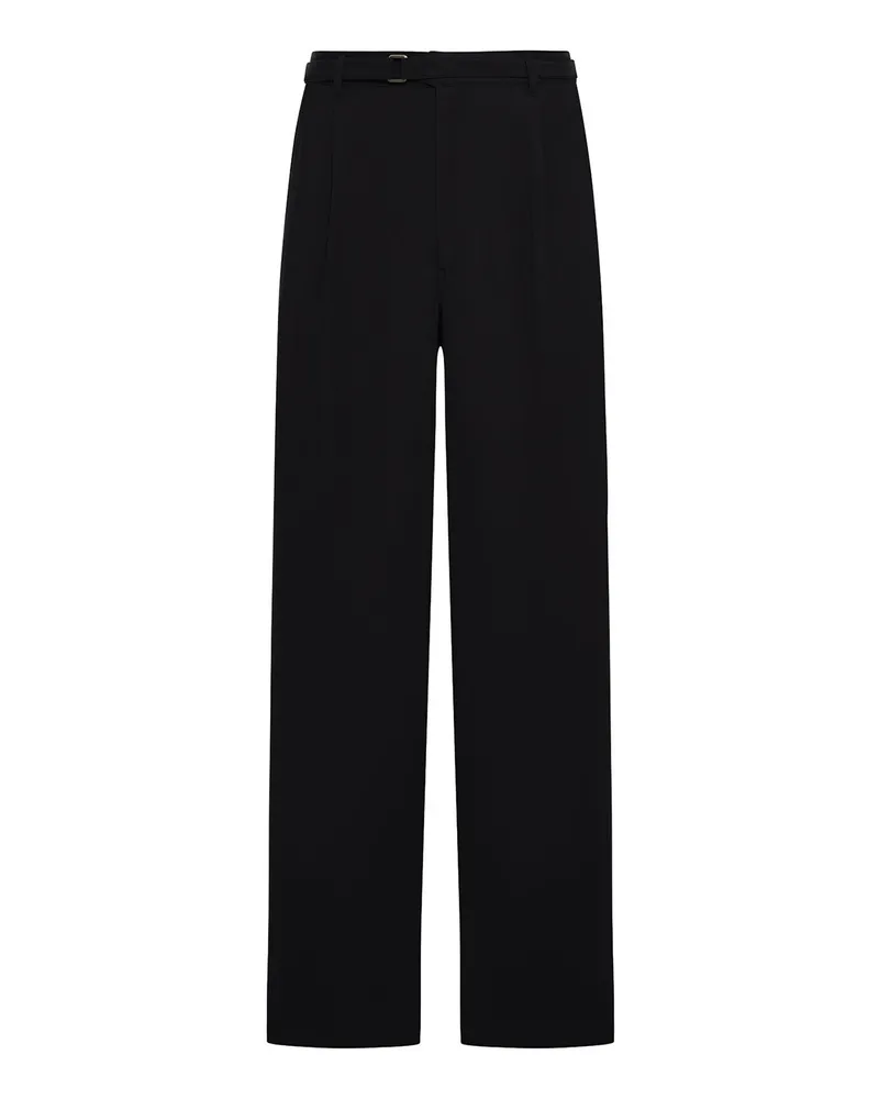 Giorgio Armani Casual Hose - Schwarz Schwarz