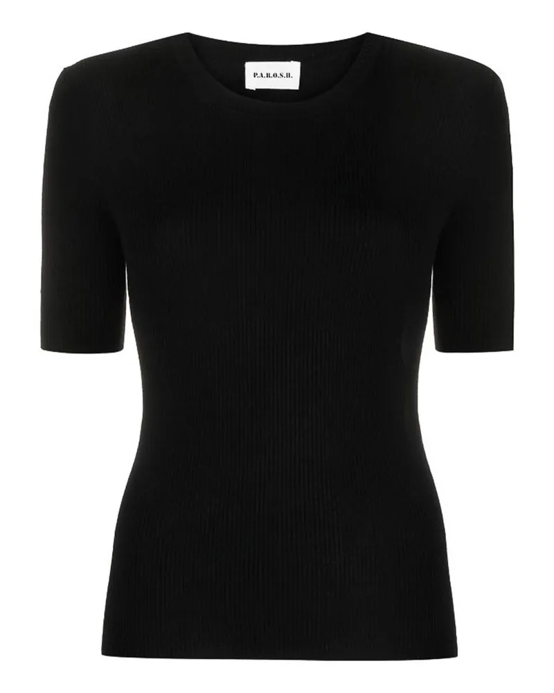 P.A.R.O.S.H. P. A.R. O H. Top - Schwarz Schwarz