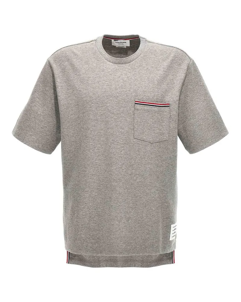 Thom Browne T-Shirt - Grau Grau