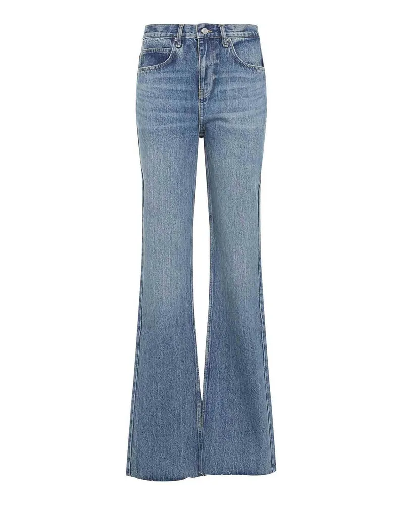 FRANKIE Shop Schlagjeans - Jeansblau Jeansblau